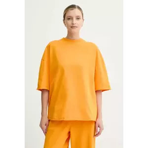 American Vintage tricou culoarea portocaliu, AFO02D imagine