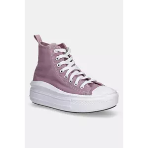 Converse teniși CHUCK TAYLOR ALL STAR MOVE culoarea roz, A13128C imagine