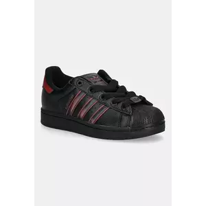 adidas Originals sneakers pentru copii SUPERSTAR II culoarea negru, JQ1776 imagine