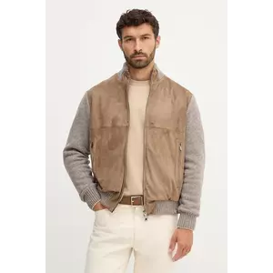 Paul&Shark jachetă de lână culoarea bej, de tranzitie, 15311218 imagine