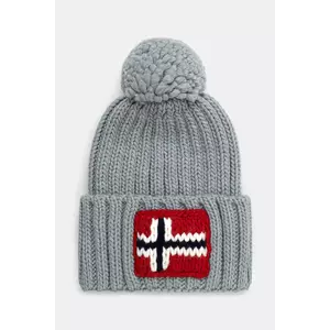 Napapijri caciula din amestec de lana Semiury 5 culoarea turcoaz, NP0A4GKBI841 imagine