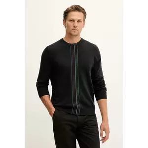 PS Paul Smith pulover din amestec de lana culoarea negru, light, M2R-491Z-T22513 imagine