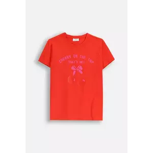 Coccodrillo tricou copii culoarea rosu, EVERYDAY GIRL A imagine