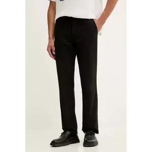 Levi's pantaloni de bumbac culoarea negru, drept, A5753 imagine