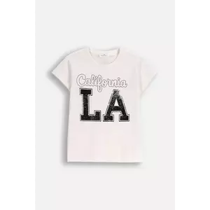 Coccodrillo tricou copii culoarea bej, EVERYDAY GIRL A imagine