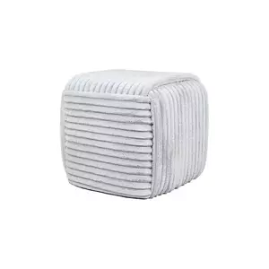 Affek Design scaun de puf Wiki 43 x 43 x 38 cm culoarea gri imagine