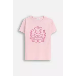 Coccodrillo tricou copii culoarea roz, EVERYDAY GIRL A imagine