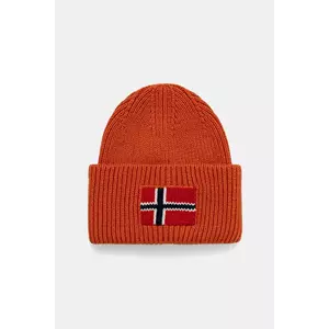 Napapijri caciula de lana F-Evei culoarea portocaliu, NP0A893PA681 imagine