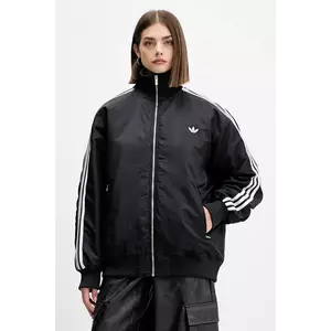 adidas Originals geaca bomber Firebird culoarea negru, de iarna, JX2991 imagine
