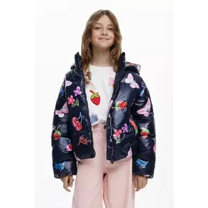 Desigual geacă copii culoarea bleumarin, 25WGEW06 imagine