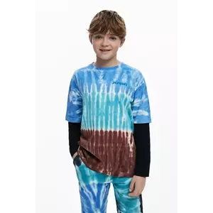 Desigual longsleeve din bumbac pentru copii cu imprimeu, 25WBTK16 imagine