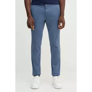 United Colors of Benetton pantaloni bărbați, culoarea albastru, drepți 4TZYUF04P imagine