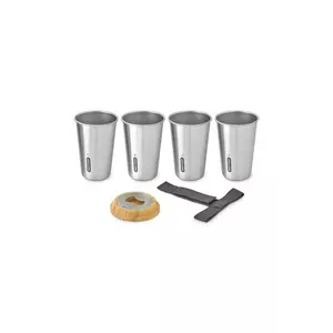 Black and Blum set de căni de camping cu mâner 500 ml culoarea gri imagine