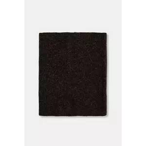 Sessun fular din lână femei, culoarea maro, simplu 24115003 imagine