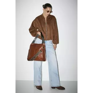 Medicine poșetă culoarea maro imagine