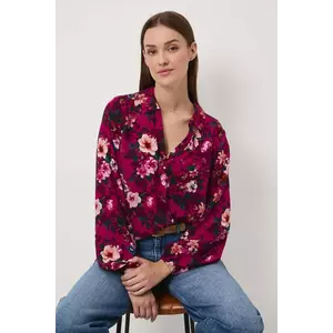 Medicine bluză culoarea roz, cu imprimeu imagine