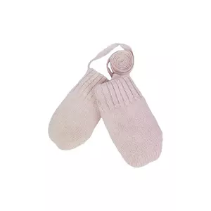 Jamiks mănuși de lână pentru copii NIKA culoarea roz JZG303 imagine