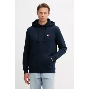 Tommy Jeans hanorac de bumbac bărbați, culoarea bleumarin, DM0DM20258 imagine