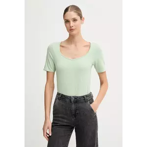 United Colors of Benetton tricou culoarea galben, 3FJHD401P imagine