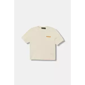 Napapijri tricou de bumbac pentru copii S-ADIGE culoarea bej, cu imprimeu, NP0A88ZWF0Y1 imagine