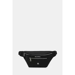 Karl Lagerfeld borseta de piele culoarea negru, 554451.815911 imagine