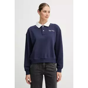 United Colors of Benetton bluza culoarea albastru marin, cu imprimeu, 3WNWD3011 imagine