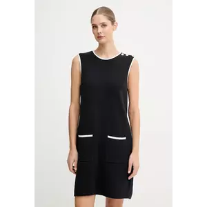 Barbour rochie din bumbac COLLEEN culoarea albastru marin, mini, drept, LDR0937 imagine