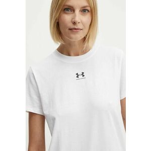 Under Armour tricou Campus Core culoarea alb, 1383648 imagine