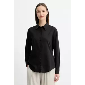 United Colors of Benetton cămașă din bumbac culoarea bleumarin, cu guler clasic, regular, 5WPQDQ0AX imagine