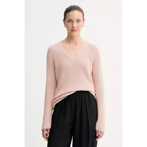 Marc O'Polo pulover de bumbac culoarea roz, light, 508605960097 imagine