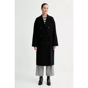 Marc O'Polo palton de lana culoarea albastru marin, 508005171127 imagine