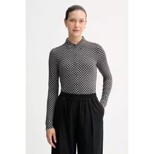 Marc O'Polo camasa culoarea negru, cu guler clasic, regular, 508226452319 imagine