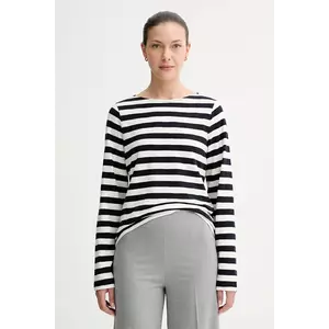 Marc O'Polo longsleeve din bumbac culoarea alb, 508301452145 imagine