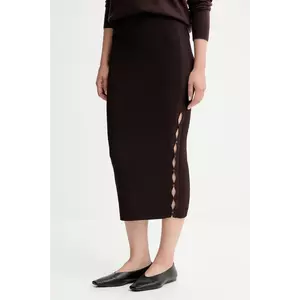 Sessun fusta culoarea maro, 25106008 imagine