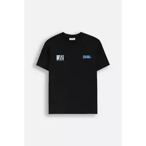 Coccodrillo tricou de bumbac pentru copii culoarea negru, cu imprimeu, EVERYDAY BOY B imagine