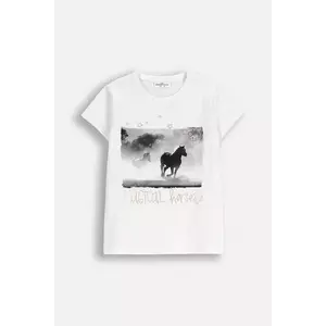 Coccodrillo tricou copii culoarea alb, EVERYDAY GIRL A imagine