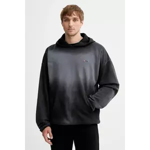 Diesel hanorac de bumbac S-EE-T1 culoarea negru, cu glugă, cu imprimeu, A19295.0PKAM imagine