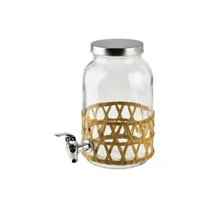 Affek Design dozator de apă cu capac și robinet Modern Kitchen 3, 5 L culoarea transparent imagine