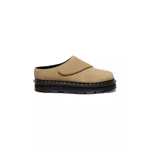 Dr. Martens papuci din piele ZebZag AnyWair Mule culoarea bej, DM41730200 imagine
