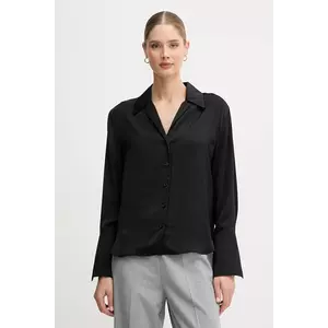 Dkny cămașă culoarea negru, cu guler clasic, regular, DJ5W2125 imagine