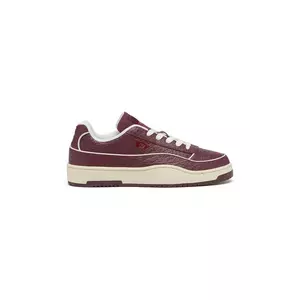 Diesel sneakers din piele S-Tracker-D Low W culoarea bordo, Y03513-P8417-T5086 imagine