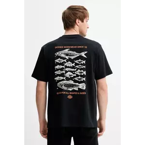 Dickies tricou din bumbac culoarea negru, cu imprimeu, DK0A87QG imagine