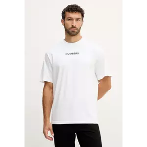 United Colors of Benetton tricou din bumbac culoarea alb, cu imprimeu, 3MI5U10AX imagine