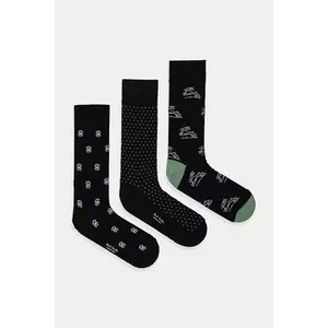 Paul Smith șosete 3-pack culoarea negru, M1A-SOCK-TNOV imagine