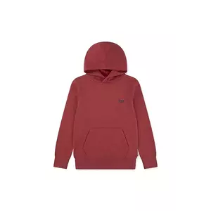 Levi's bluză copii MINI BATWING HOODIE culoarea roșu, cu glugă, uni, 8EL452 imagine