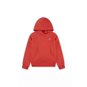 Levi's bluză copii BATWING PATCH HOODIE culoarea roșu, cu glugă, uni, 3EN447 imagine