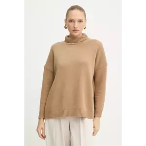 Weekend Max Mara pulover de lână BORGIA culoarea verde, cu guler, 2525366112600 imagine