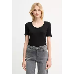 United Colors of Benetton tricou din bumbac culoarea negru, 3GA2D1066 imagine