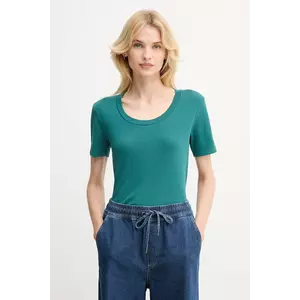 United Colors of Benetton tricou din bumbac culoarea negru, 3GA2D1066 imagine