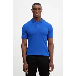 United Colors of Benetton tricou polo culoarea alb, uni, 3WG9U301Z imagine